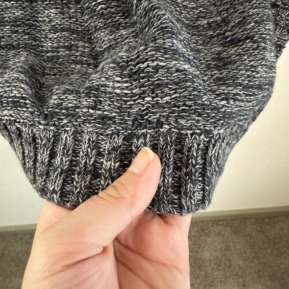 XS Womens Margaret OLeary Crewneck Sweater - 100% Cotton - Heathered Navy - Picture 5 of 5